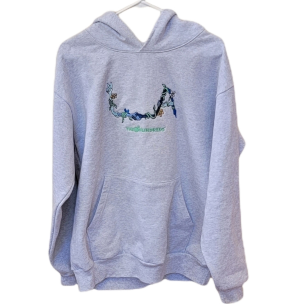 THE HUNDREDS Grey Hoodie L.A.